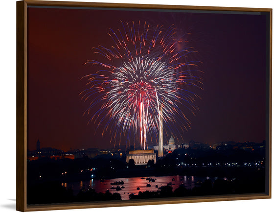 "July 4th fireworks, Washington, D.C. (LOC)", Carol M. Highsmith