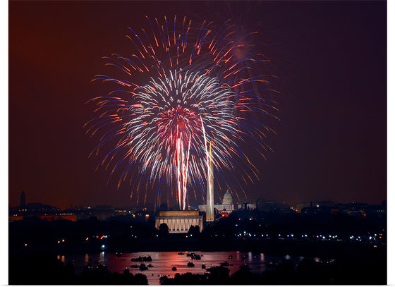 "July 4th fireworks, Washington, D.C. (LOC)", Carol M. Highsmith