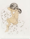 "Mother's Kiss (1890-1891)", Mary Cassatt