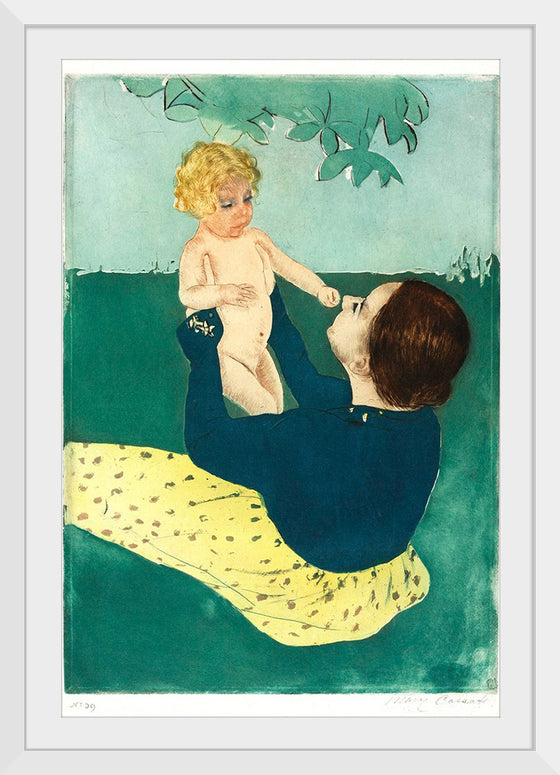 "Under the Horse Chestnut Tree (1896–1897)", Mary Cassatt