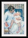 "Mother About to Wash Her Sleepy Child (1880", Mary Cassatt