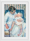 "Mother About to Wash Her Sleepy Child (1880", Mary Cassatt