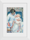 "Mother About to Wash Her Sleepy Child (1880", Mary Cassatt