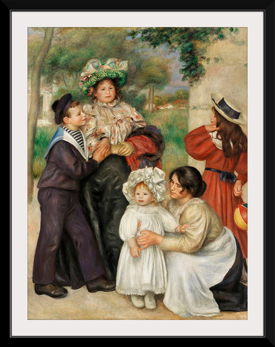 "The Artist's Family (La Famille de l'artiste) (1896)", Pierre-Auguste Renoir