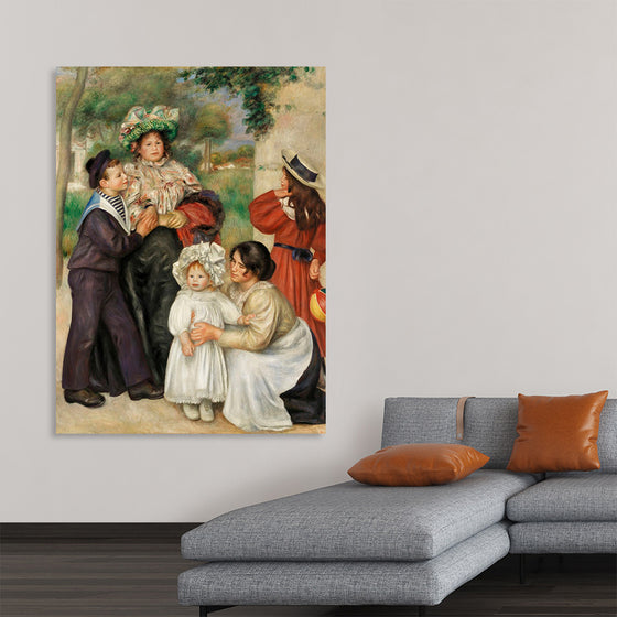 "The Artist's Family (La Famille de l'artiste) (1896)", Pierre-Auguste Renoir