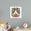 "Colorful abstract cat"