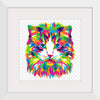 "Colorful abstract cat"