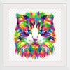 "Colorful abstract cat"