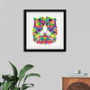 "Colorful abstract cat"