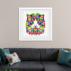 "Colorful abstract cat"