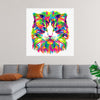 "Colorful abstract cat"