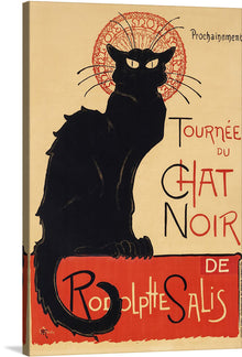  This captivating print brings the enigmatic allure of “Le Chat Noir” to life. The bold silhouette of a black cat, poised with an air of grace, stands against a backdrop adorned with elegant text and intricate designs. The cat’s piercing gaze, accentuated by the rich hues and artistic detailing, invites viewers into a world where art and mystery coalesce.