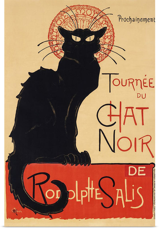 "Tournée du Chat Noir (1896)", Théophile Alexandre Steinlen