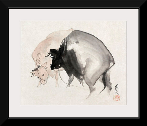 "Bulls (1810)", Maruyama Oju