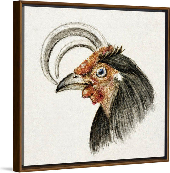 "Head of a Rooster (1816)", Jean Bernard