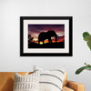 "African Elephant at Sunset"