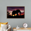 "African Elephant at Sunset"