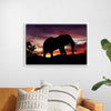 "African Elephant at Sunset"