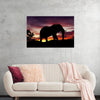 "African Elephant at Sunset"