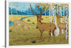 “Cerfs from L’animal dans la décoration (1897)” by Maurice Pillard Verneuil is a beautiful print that would make a great addition to any art collection. The print features a group of deer in a peaceful, natural setting. 