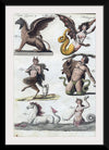 "Mythical creatures from Bilderbuch für Kinder (1790 and 1830)", Friedrich Justin Bertuch