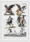 "Mythical creatures from Bilderbuch für Kinder (1790 and 1830)", Friedrich Justin Bertuch