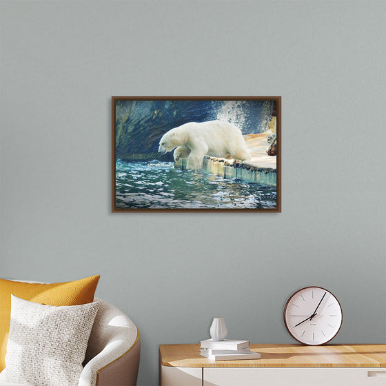 "Polar Bear in the Water"