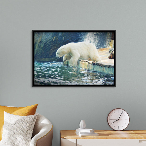 "Polar Bear in the Water"