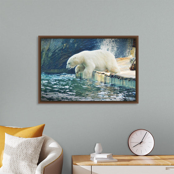 "Polar Bear in the Water"