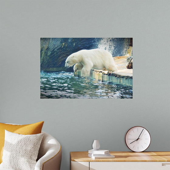 "Polar Bear in the Water"