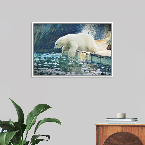 "Polar Bear in the Water"