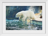 "Polar Bear in the Water"