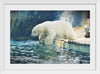 "Polar Bear in the Water"