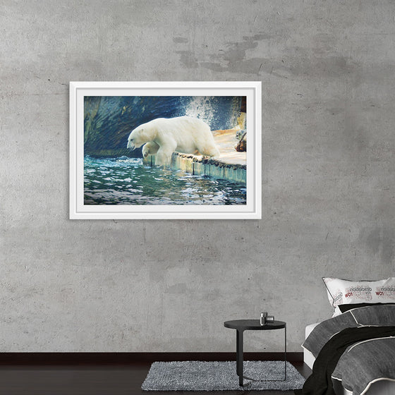 "Polar Bear in the Water"