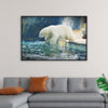 "Polar Bear in the Water"