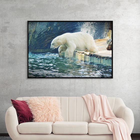 "Polar Bear in the Water"