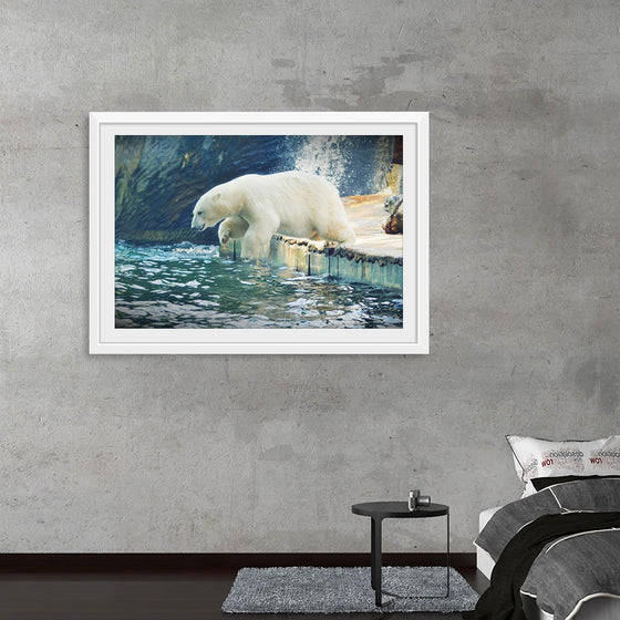 "Polar Bear in the Water"