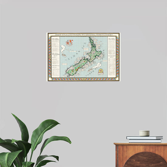 "A Map of New Zealand(1913)", MacDonald Gil