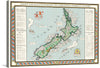 “A Map of New Zealand (1913)” by MacDonald Gil is a captivating print that captures the essence of New Zealand’s rich heritage. The artwork’s intricate designs and vibrant colors showcase the country’s diverse flora and fauna, making it an educational tool as well as a stunning piece of art.