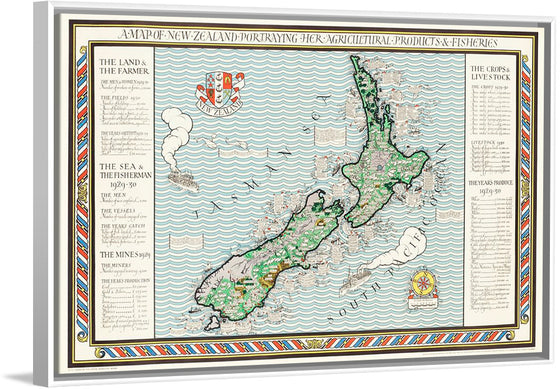 "A Map of New Zealand(1913)", MacDonald Gil