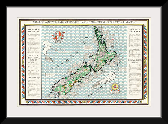 "A Map of New Zealand(1913)", MacDonald Gil