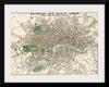 "Whitbread's New Plan of London: Drawn from Authentic Survey (1853)", J. Whitbread