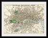 "Whitbread's New Plan of London: Drawn from Authentic Survey (1853)", J. Whitbread