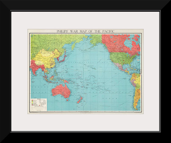 "Philips' war map of the Pacific (1945)", George Philip and Son Limited