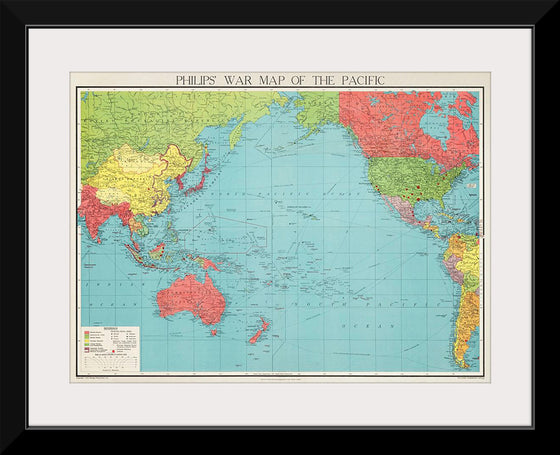 "Philips' war map of the Pacific (1945)", George Philip and Son Limited