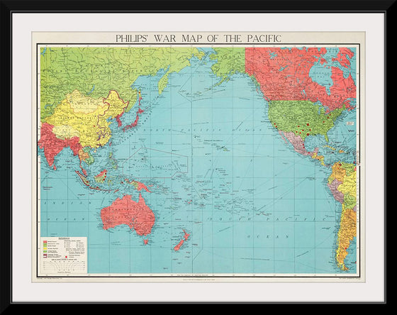 "Philips' war map of the Pacific (1945)", George Philip and Son Limited