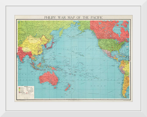 "Philips' war map of the Pacific (1945)", George Philip and Son Limited