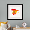 "Spain Flag, Map Illustration"