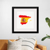 "Spain Flag, Map Illustration"