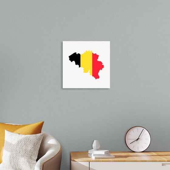 "Belgium flag map"